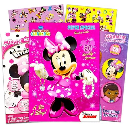 Amazon.com: Disney Minnie Mouse Coloring and Activity Book Set - 1