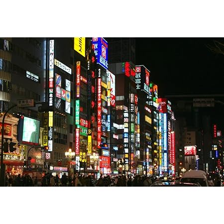 Amazon Com Neon Lights In Shinjuku Ward Tokyo Japan Photo Photograph Cool Wall Decor Art Print Poster 36x24 Posters Prints