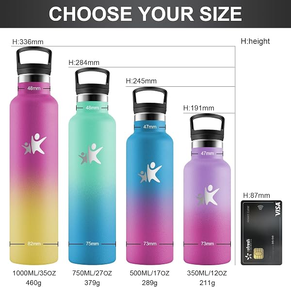 KollyKolla Borraccia Termica 750ml, Borraccia a Prova di Perdite, Facile Pulizia, senza BPA, Riutilizzabile, con Cannuccia, per Adulto, Campeggio, Ciclismo, Lavoro, Viaggio - 5