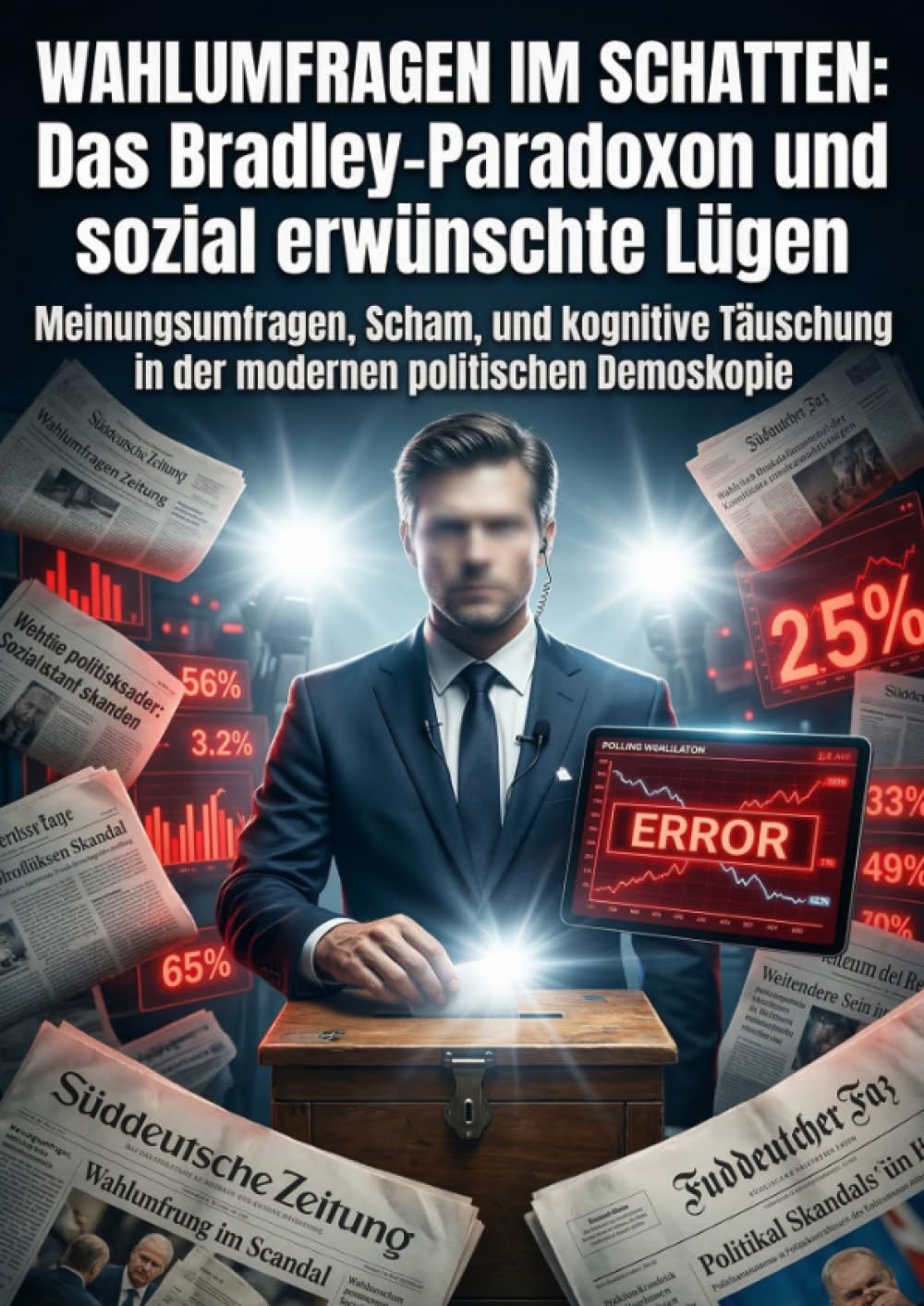 Wahlumfragen im Schatten: Das Bradley-Paradoxon und sozial erwünschte Lügen: Meinungsumfragen, Scham, und kognitive Täuschung in der modernen politischen Demoskopie