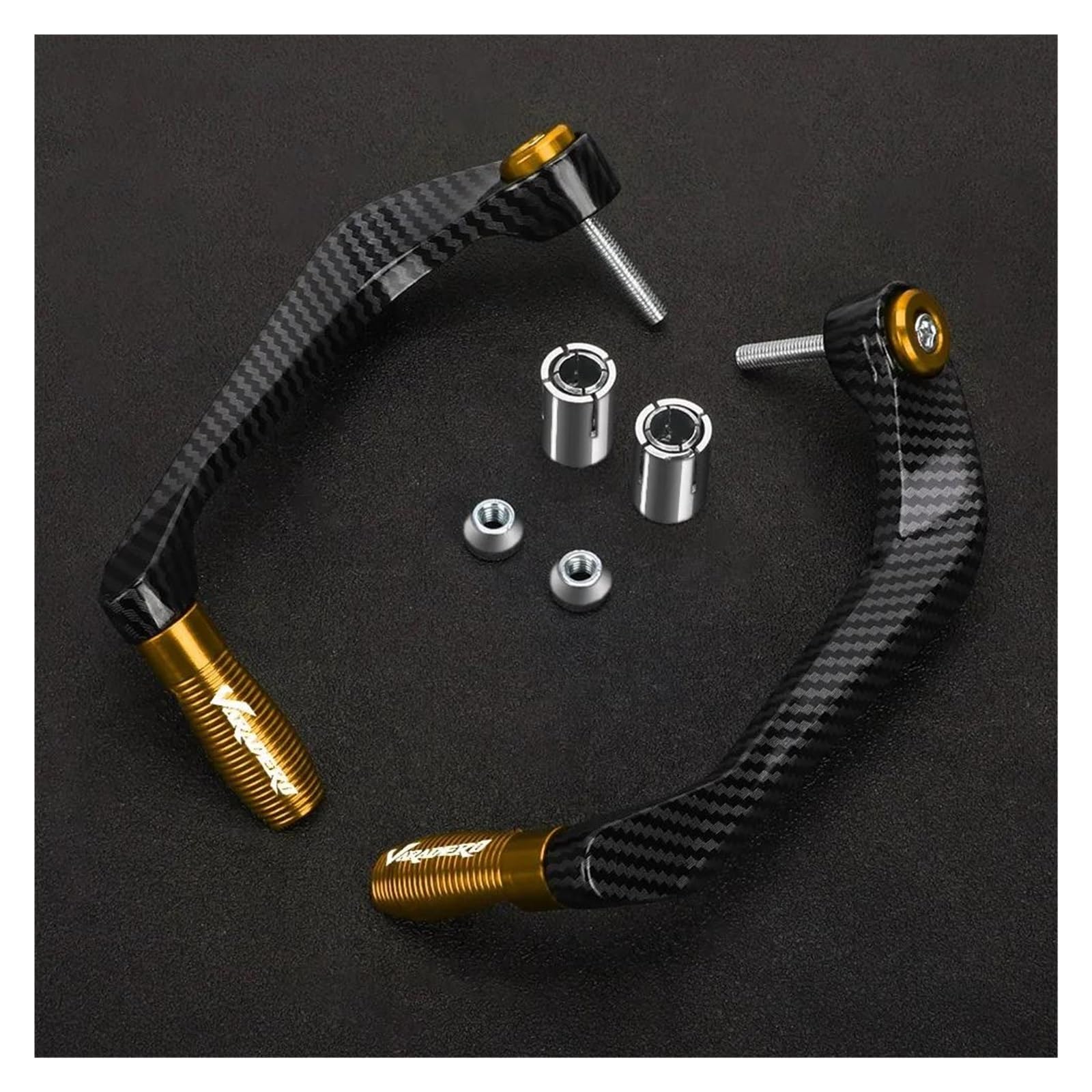 Hgycdnjf Gold For Xl125v Xl1000v Varadero Xl 125 1000 V 125V Motorcycle Cnc Handlebar Brake Clutch Lever Hand Guard Protector Handguard(Gold)