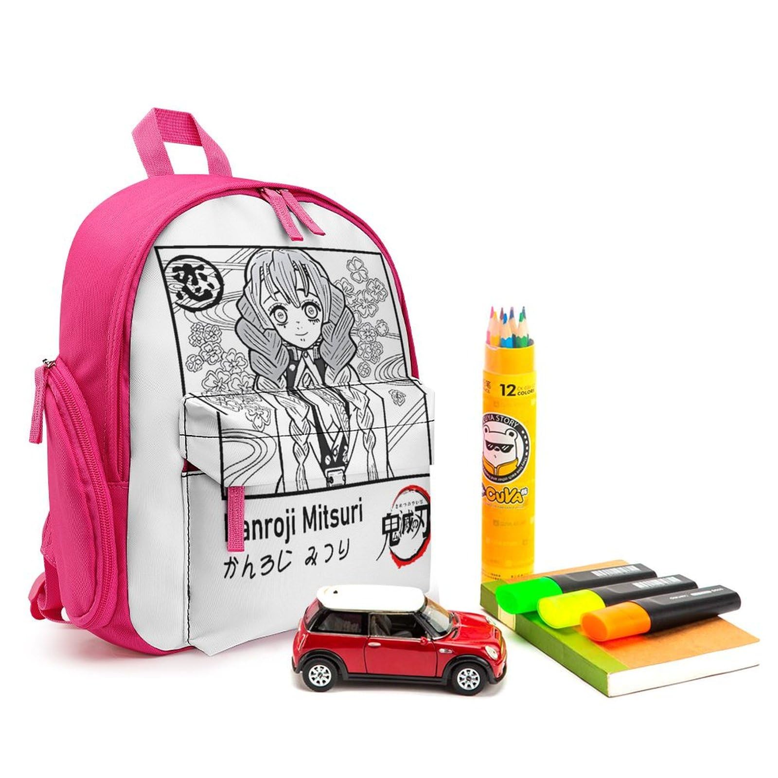 Amazon.co.jp: キッズバッグ 鬼滅の刃 甘露寺蜜璃 子供用リュック