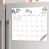 Aesthetic 2025-2026 Magnetic Calendar for Refrigerator&comma; Fridge Magnet Runs Until December 2026&comma; 20 Monthly Planner with Greenery Design for Easy Organizing