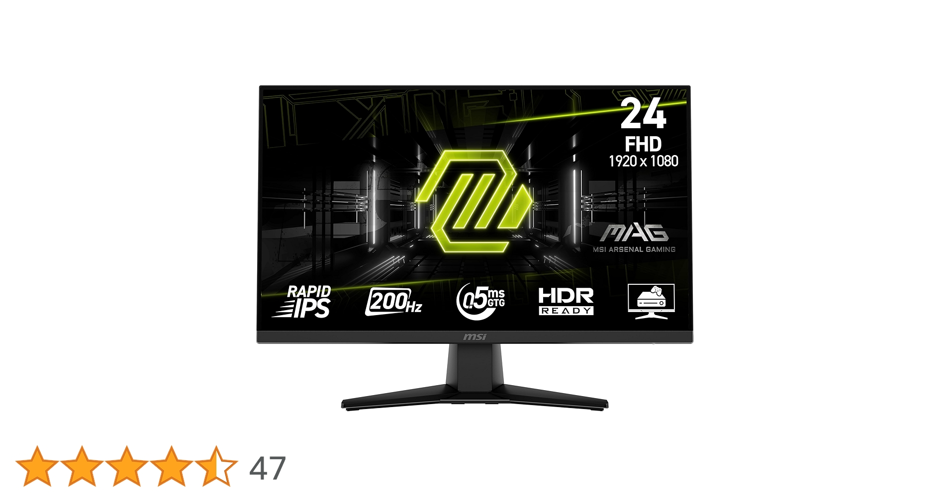 未使用 200hz MSI MAG 242F ゲーミングモニター 24インチ Amazon.co.jp 未使用 200hz MSI MAG 242F ゲーミングモニター 24インチ Amazon.co.jp
