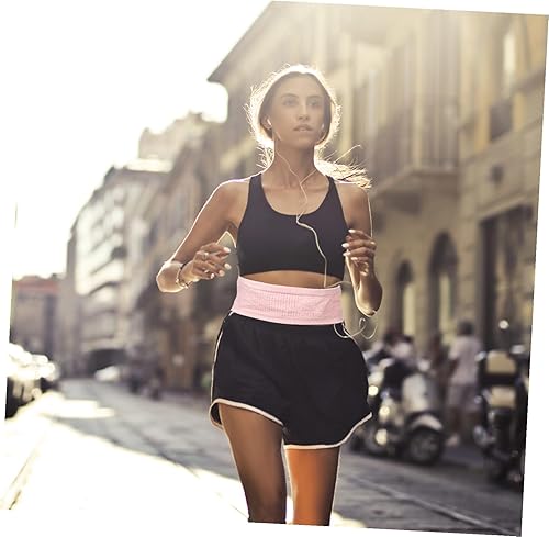 Miniatura 8 de STOBAZA Riñonera transpirable para correr con correa ajustable para mujeres y hombres, bolsa de cintura de fitness de gran capacidad para ciclismo,