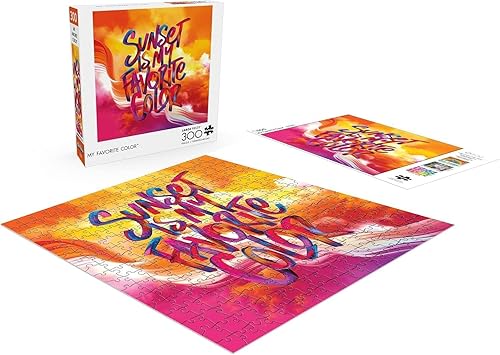 Buffalo Games - Matthew Lebaron - My Favorite Color - Rompecabezas de 300 piezas para adultos -Rompecabezas desafiante perfecto para noches de juego