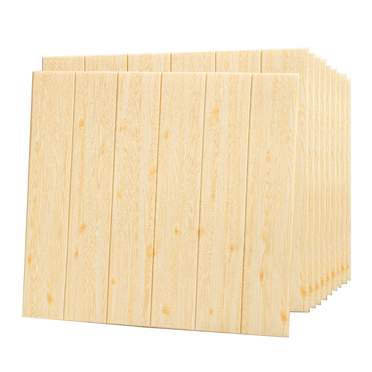 Amazon.co.jp: 3D 壁紙 レンガ 壁紙シール 木目 DIY 防音シート70*70cm