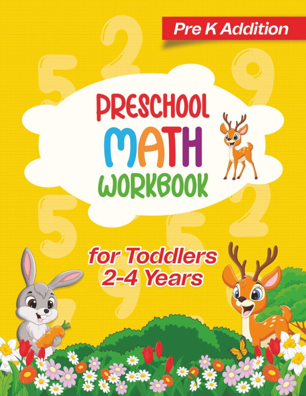 Preschool Math Workbook: Number Tracing, Counting, and Early Math Skills