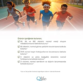 Qlife Multivitamin Mineral Kids Orange Flavored Syrup 150 ml