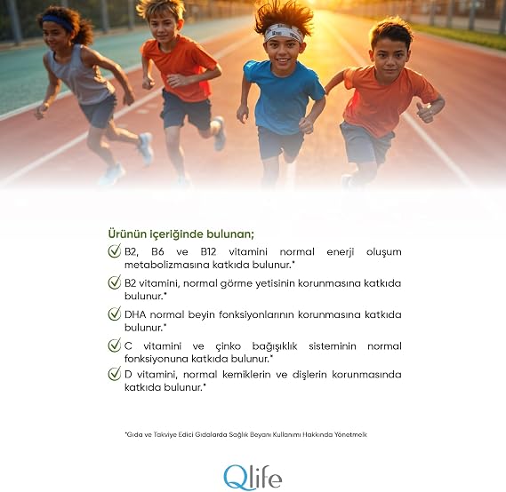 Qlife Multivitamin Mineral Kids Orange Flavored Syrup 150 ml