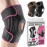 DR. BRACE ELITE Knee Brace with Side Stabilizers & Patella Gel Pads for Maximum Knee Pain Support and fast recovery for men and women-Please Check How To Size Video (X-Large, Orion)