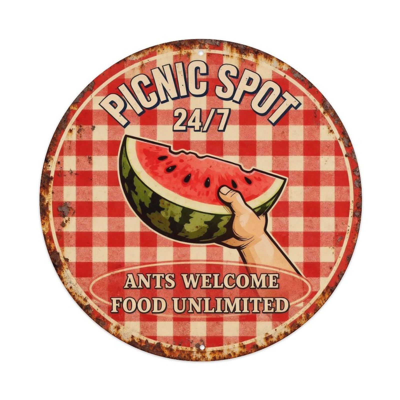 Picnic Spot 247 Metal Tin Sign Plaque