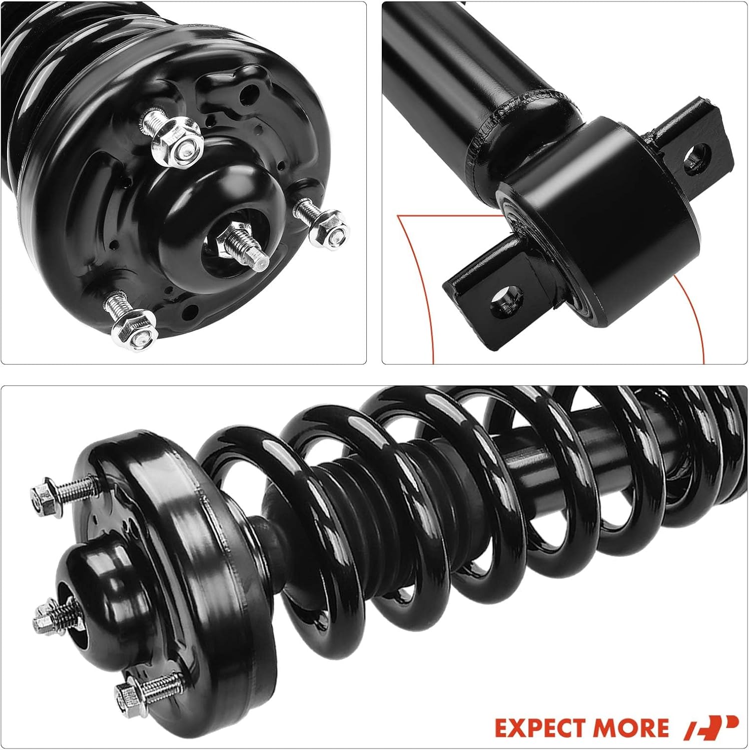 A-Premium Front Struts Compatible with Ford F-150 [4WD] 2015-2020 - 2x Replacement Suspension Complete Strut Assembly Shock with Coil Spring