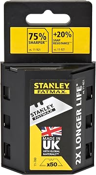 STANLEY FATMAX Utility Knife Blade, 50pc Set, 4-11-700
