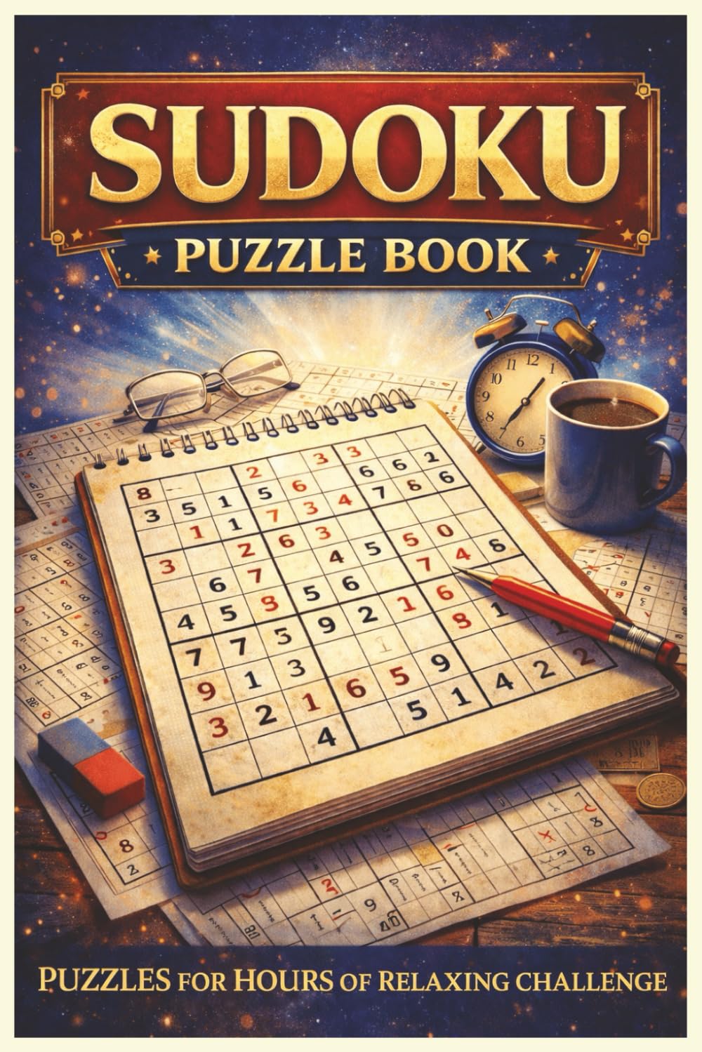 Sudoku Puzzle Book: Medium Level Sudoku Puzzles for Hours of Relaxing Challenge (Sudoku Puzzle Collection)