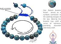 Vista 265 de Amazing Gemstone Crystal Bracelet for Women Men's Gifts - Protection Healing Crystal Bracelet - 8mm Gemstone Beaded Adjustable Bracelet Pulseras