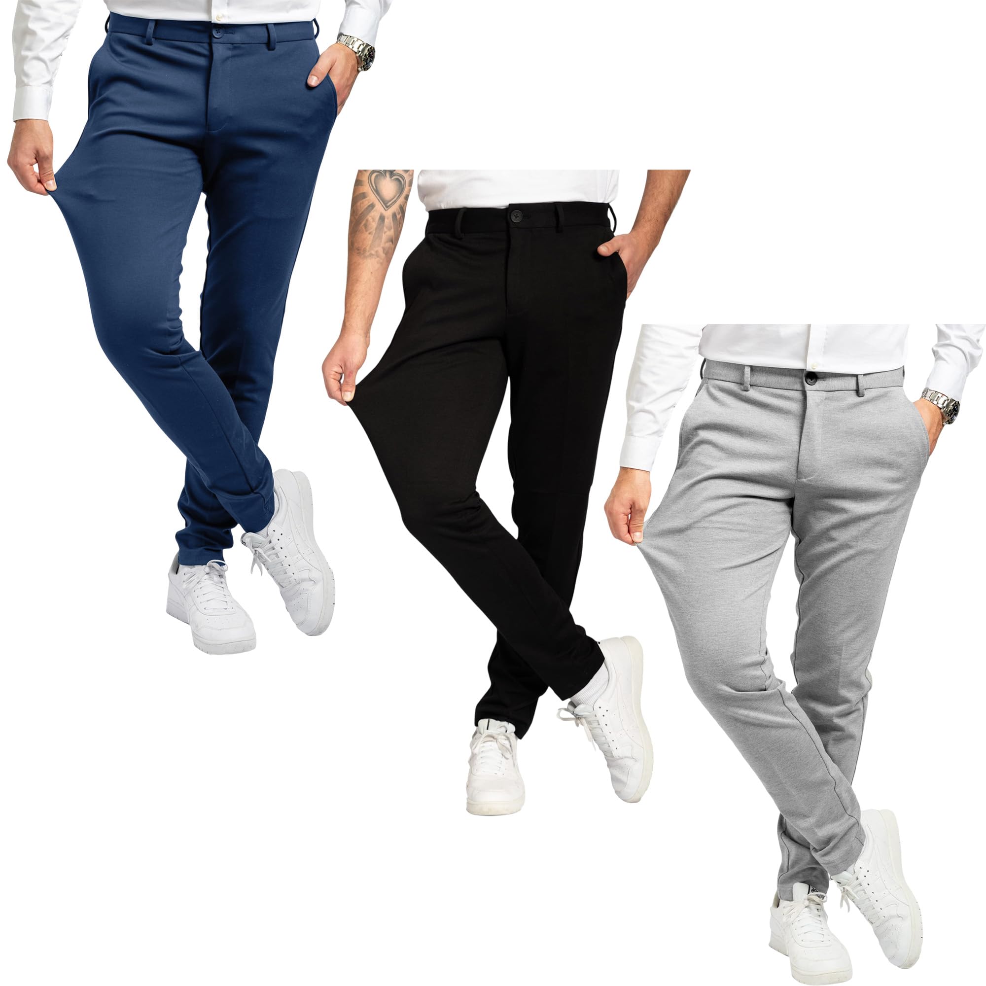 Pantalon Homme Performance Pants lot de 3 coloris assortis