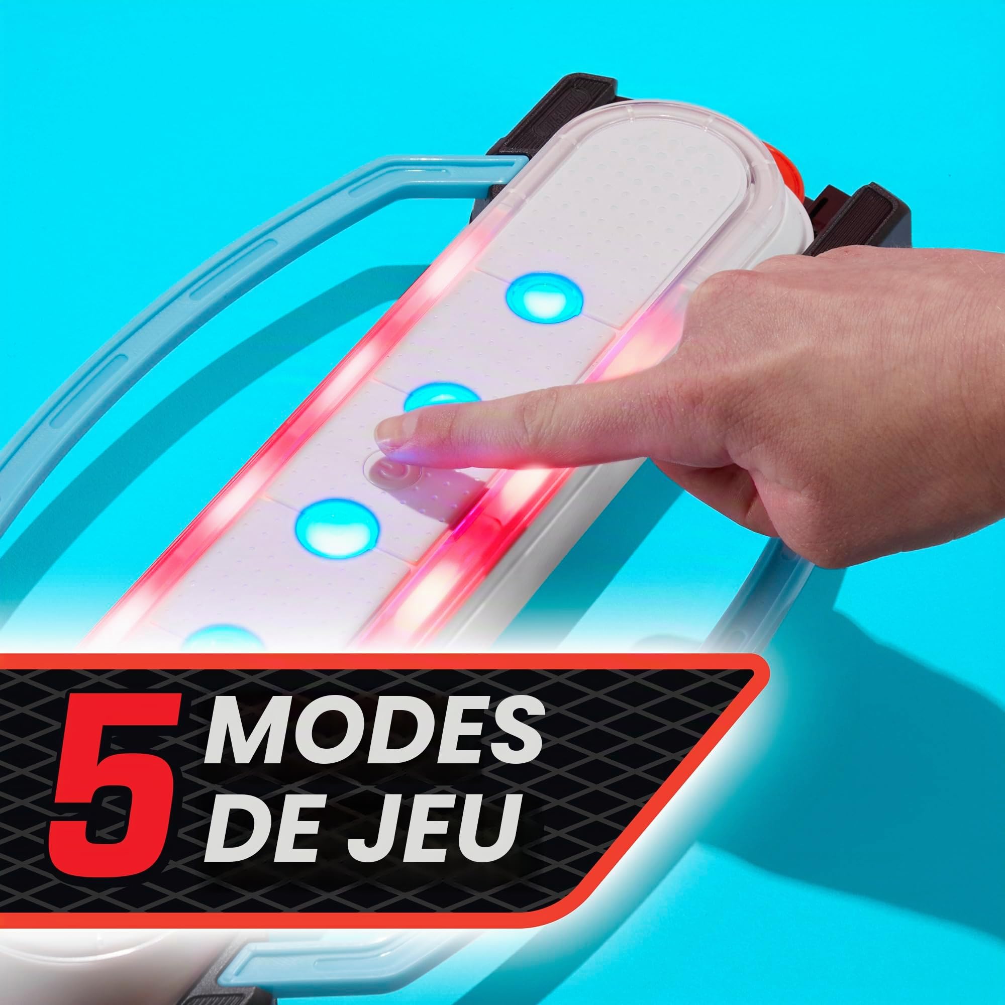 Hasbro Gaming Hypershot Jeu de Hockey de Table électronique - 5 Jeux en 1 - Musique, lumières et Sons - À partir de 8 Ans - pour 1 à 2 Joueurs - Jeux de société pour Enfants