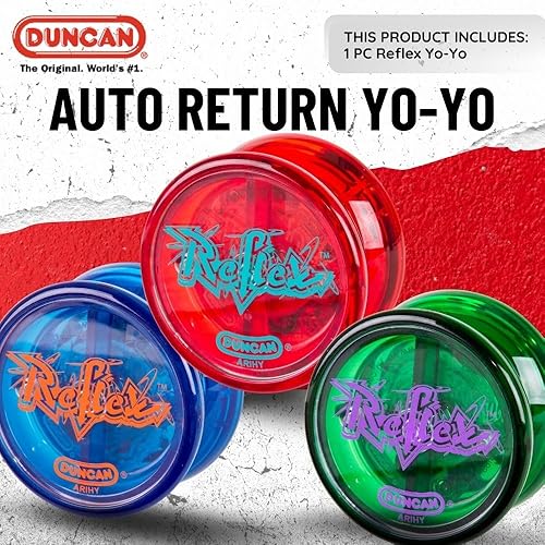 Miniatura 3 de Duncan Toys Reflex YoYo de retorno automático YoYo de truco de cuerdas para principiantes El color puede variar 1Yo-Yo