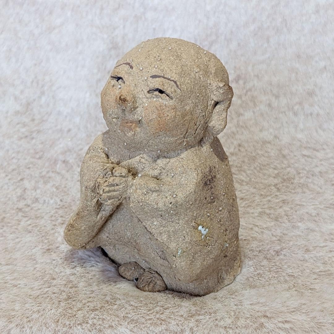Amazon | ささきようこさん作 陶人形 お地蔵様 合掌 | 人形・ドール