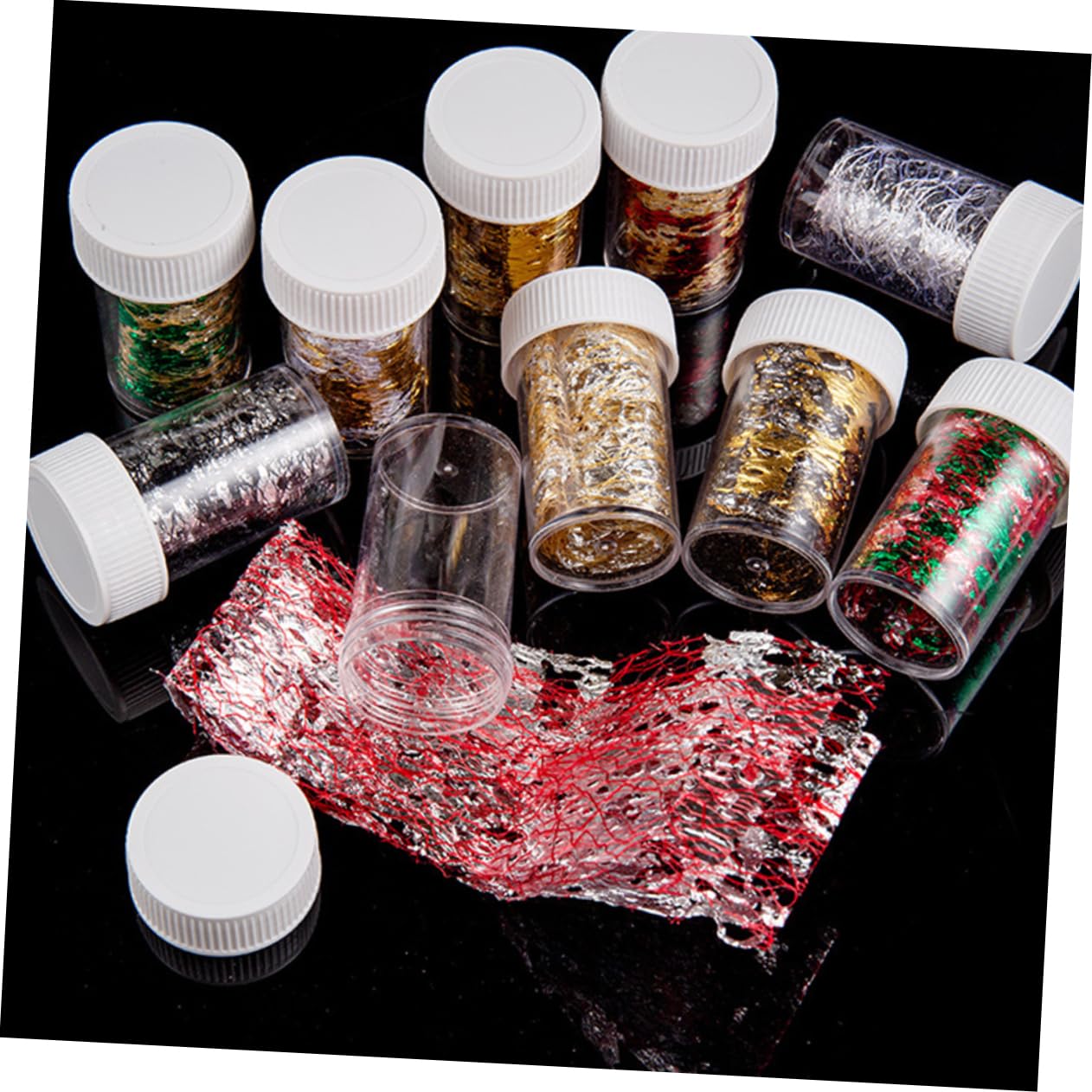 CALLARON 3 Set Adesivi Per Unghie Colorati Decorazioni Nail Art Impermeabili Per Manicure Per Personale 10 Pezzi * 3