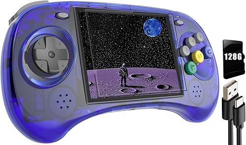 Miniatura 8 de RG ARC-S Sistema de Juegos Portátil Retro Linux RG3566 Pantalla IPS de 4.0 pulgadas, RGARC S con tarjeta TF de 128G preinstalada, 4541 juegos,