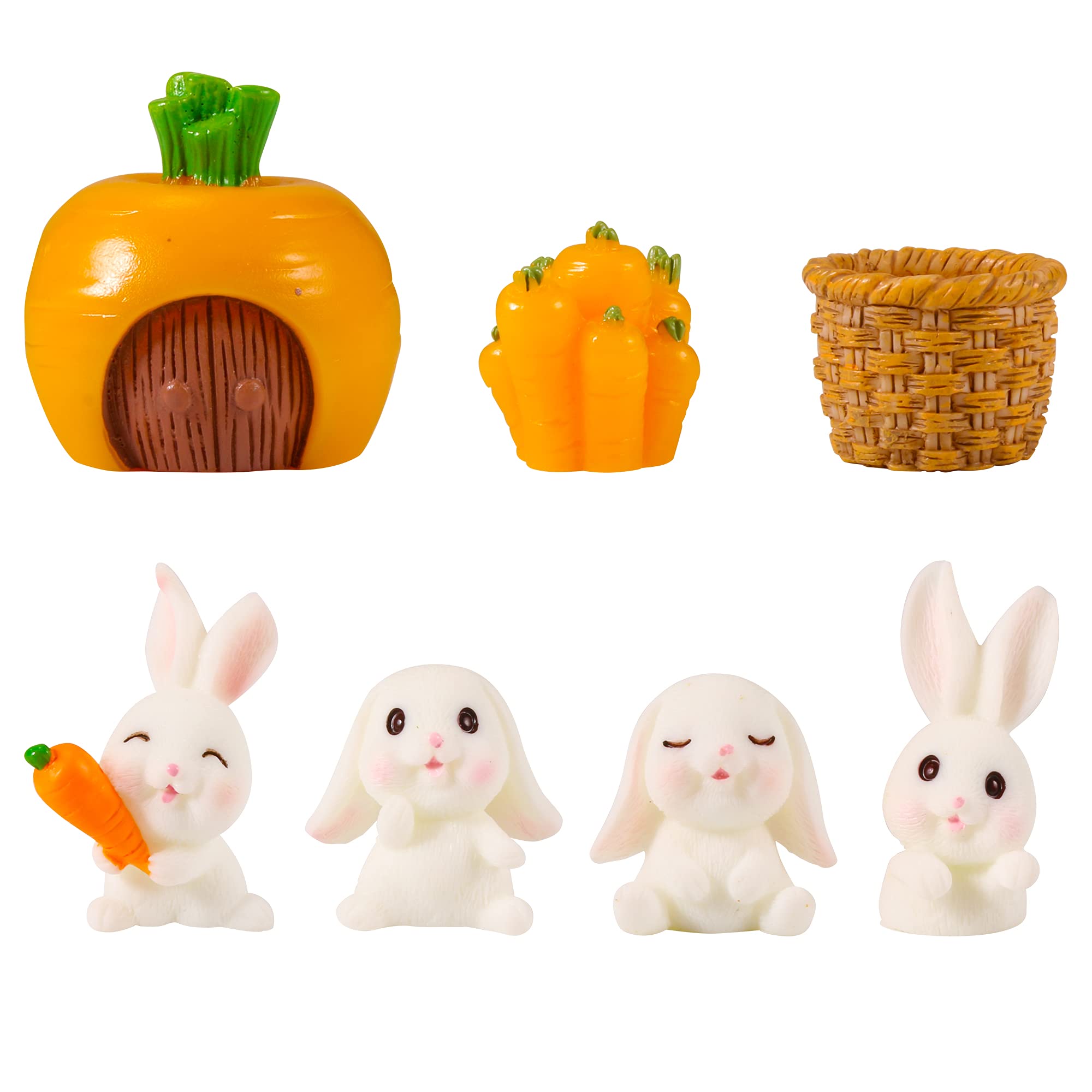 Amazon.co.jp: ASOOLL ダイコンウサギ うさぎの置物 プレゼント