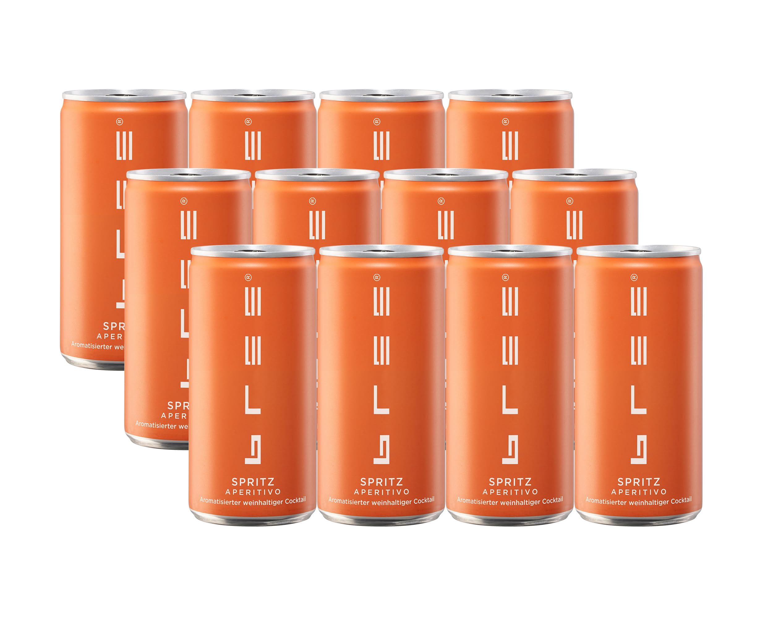 Bree Spritz Aperitivo (12 x 0,2l) – erfrischender Aperitif mit bittersüßer Note und fruchtiger Orange, idealer Party-Drink für unterwegs – eiskalt aus der Dose genießen