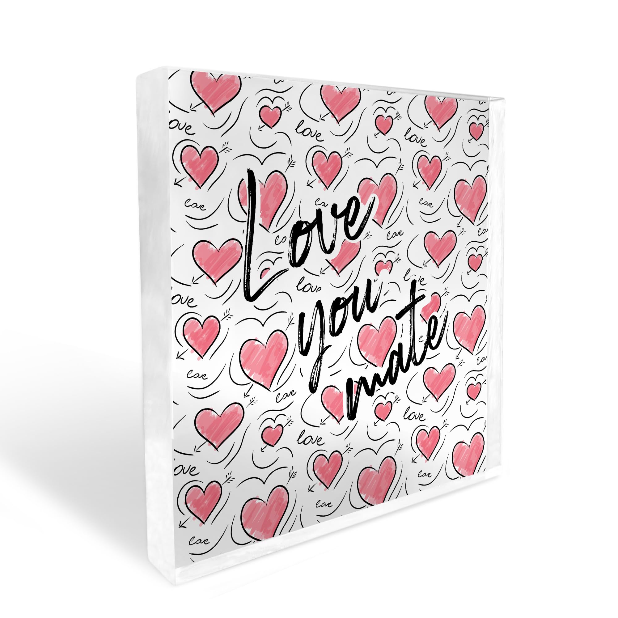 Red Ocean Best Friend Gift For Valentines Birthday Love You Mate Gift For Best Friend Friendship Gifts For Him Her Galentines Day Gifts For Friend Gift For Women