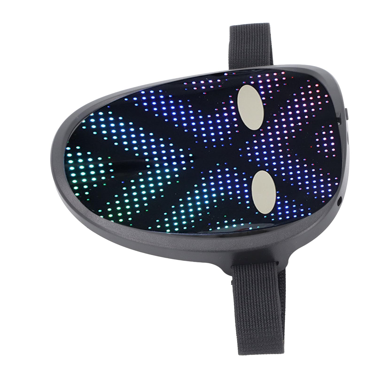 Cover per il Viso con Led per Costume, 28x32, Rilevamento dei