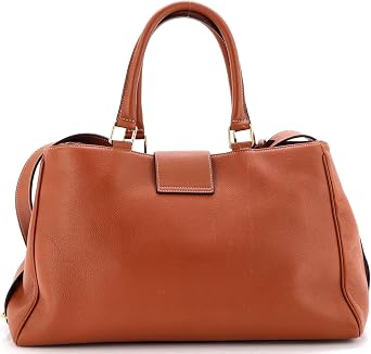 Pre-Loved Appoline Handbag Calfskin Medium, Brown
