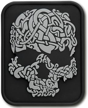 M-Tac Morale Patch 3D PVC - Tactical Skull Patch Military Hook Fasteners, Patches for Backpacks, Hats - Funny Patches