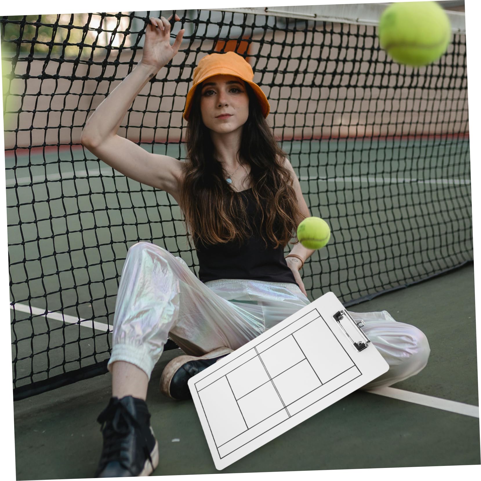 POPETPOP Tablica Do Tenisa Suchościeralnego Tablica Dla Trenerów Tenis Tablica Zawodów Tenisowych Strategia Trenerzy Używany Suchościeralny Tablica Do Pisania
