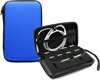 PGRTYOF 3DS 収納ケース、NEW3DS XL、NEW3DS LL、3DS XL、3DS LL対応収納ケース (青)