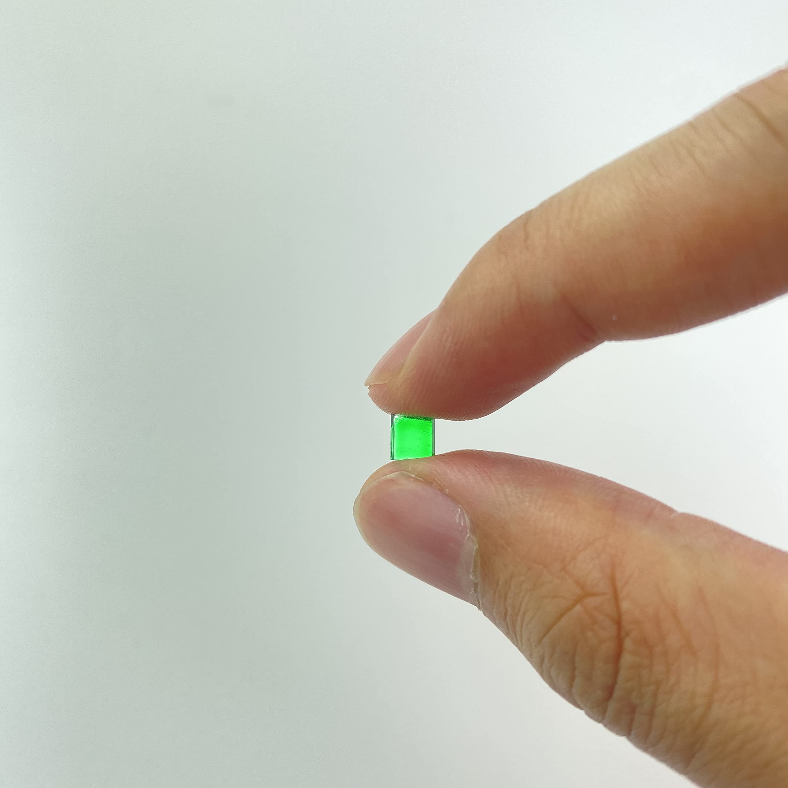 Lot de 5760 autocollants en verre véritable pour carreaux de mosaïque carrés - 5 x 5 mm - Vert