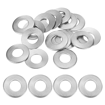 PATIKIL 304 Stainless Steel Flat Washers, 30 Pack M12x27mm Belleville