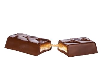 Vegan, Gluten Free, Nut Free | Chocolate Candy Nougat and Caramel Bars (4 Pack) | Dairy Free, Soy Free, Sesame Free | Allergy Friendly Snacks | No Whey Foods