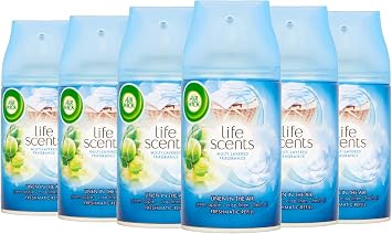6 x Air Wick Freshmatic Max Automatic Spray Refill 250ml - Linen In the Air