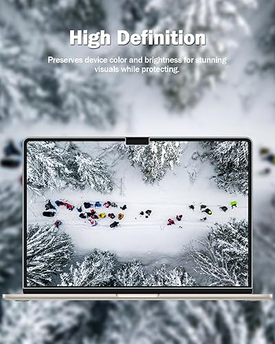 Miniatura 5 de F FORITO Paquete de 2 protectores de pantalla mate antiluz azul para laptop compatibles con MacBook Pro 2025-2021 de 14 pulgadas M5 M4 M3 M2 M1 Pro
