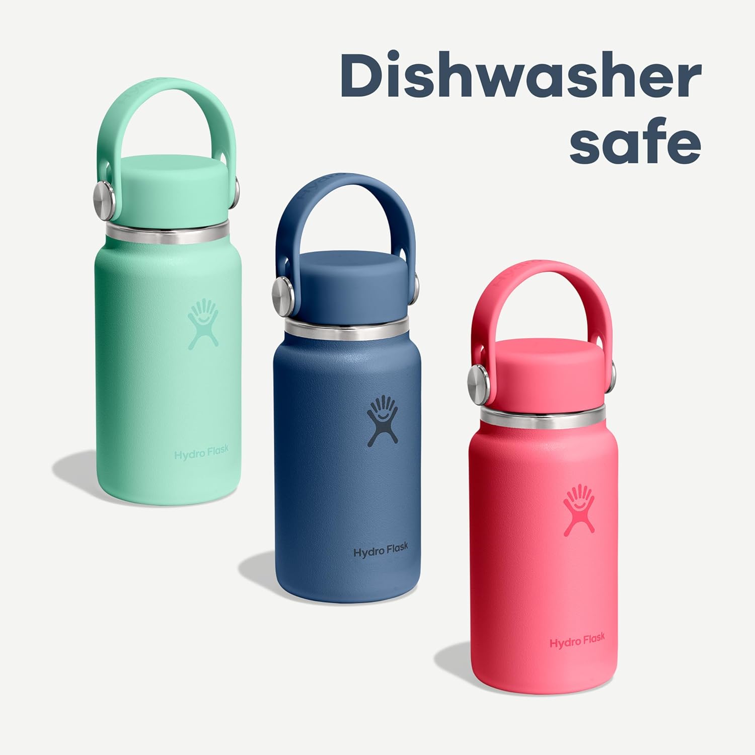 Hydro Flask Micro Bottle - Leak Proof Purse or Pocket Flask - Insulated Mini Water Bottle 6.7 Oz Nectar Orange - Image 8