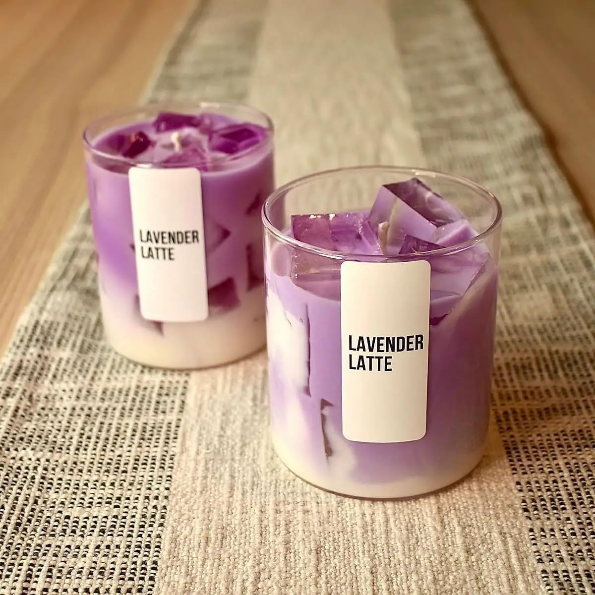 Lavender Latte Scented Candle, Luxury Scented Candle | for Him, Her, Girlfriend, Boyfriend, BFF, Unique for Women, Birthday Sisters, Friendship Gifts