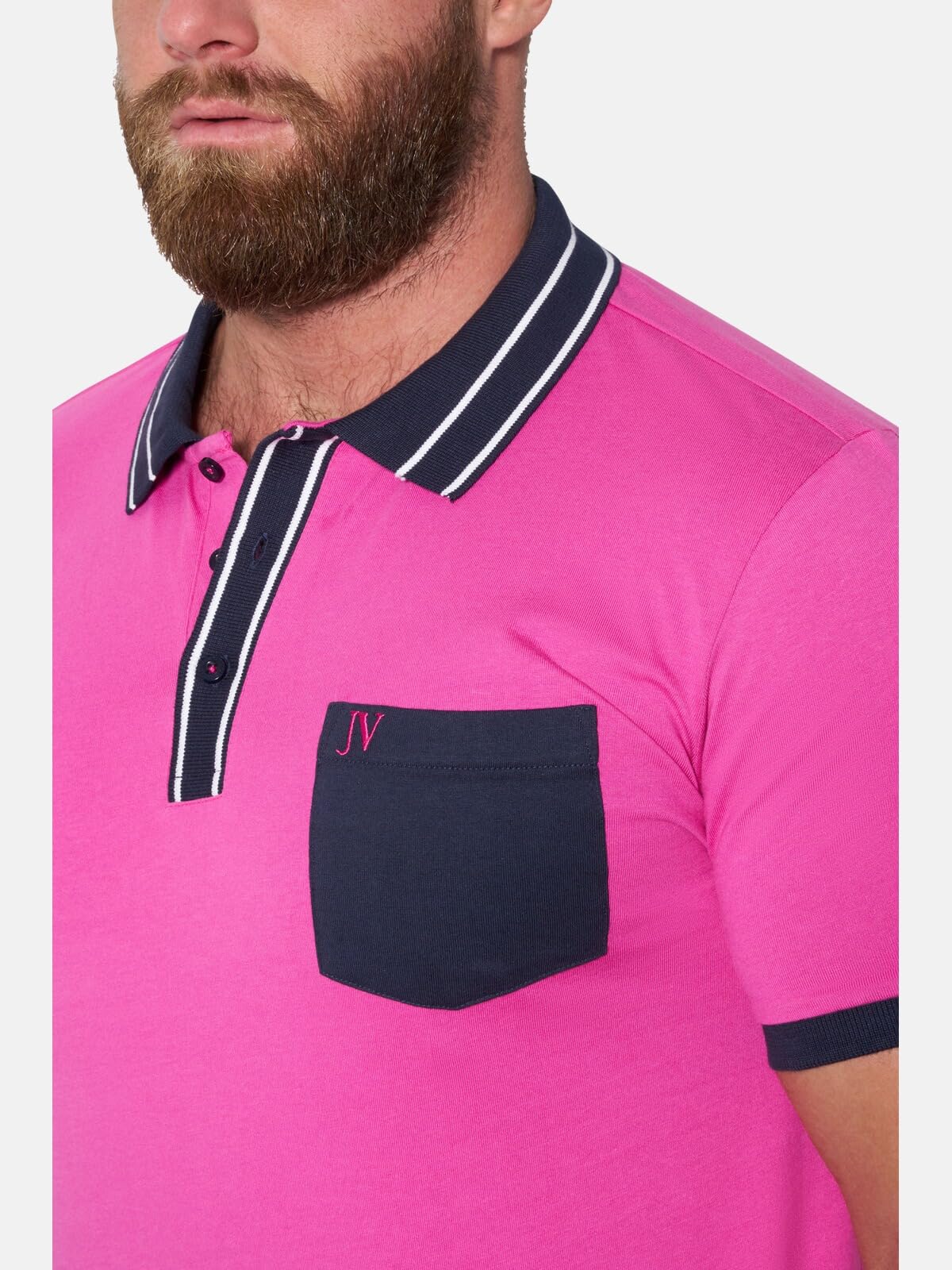 Jan Vanderstorm Herren Doppelpack Poloshirt Skalle