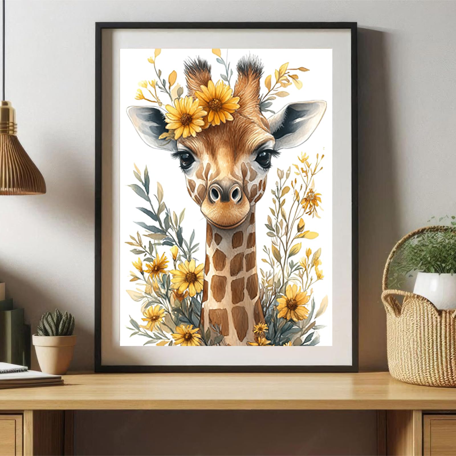 5D Diamond Painting Kits - Giraffe Art for Adults -3
