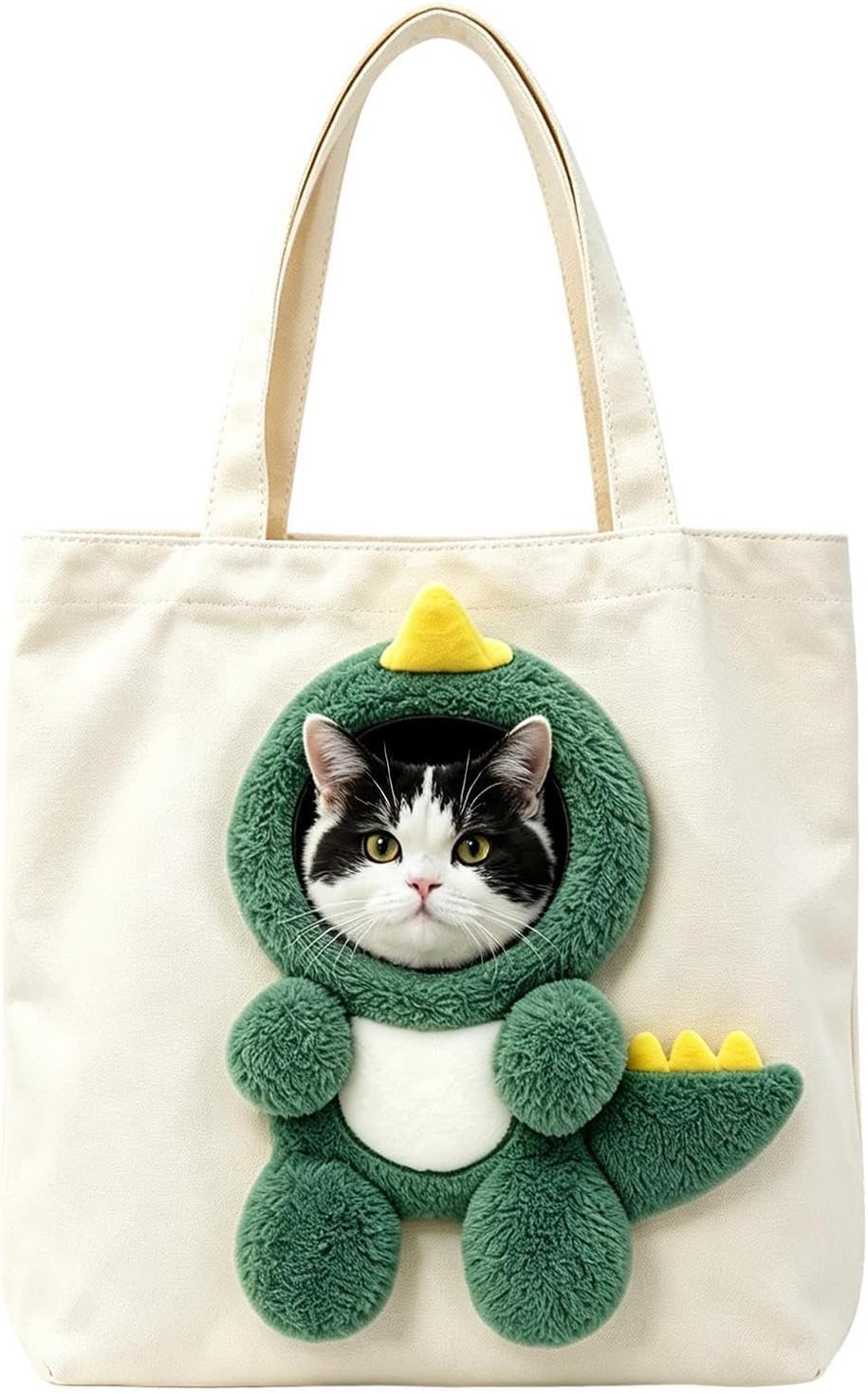 Pet Canvas Shoulder Bag Portable with Peek-Out Design