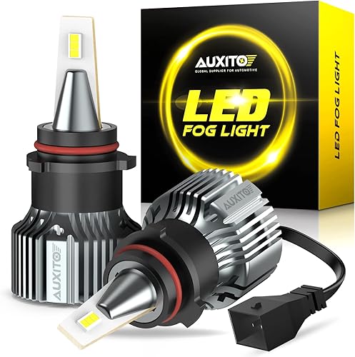 AUXITO Luz antiniebla LED PSX26W, 6000LM 30W, repuesto de luz antiniebla superbrillante 12278, 6500K blanco frío, bombillas antiniebla H28W para