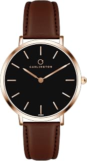 Carlington Iconic Analog Watches for Women with Premium Leather Strap - CT 2044 Price In India