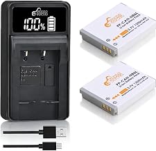 Pickle Power 2Pcs NB-6L NB-6LH Battery and Charger for Canon PowerShot SX530 HS, SX710 HS, SX700 HS, SX610 HS, SX600 HS, SX540 HS, SX510 HS, SX500 is, SX280 HS, SX270 HS, D30, S90
