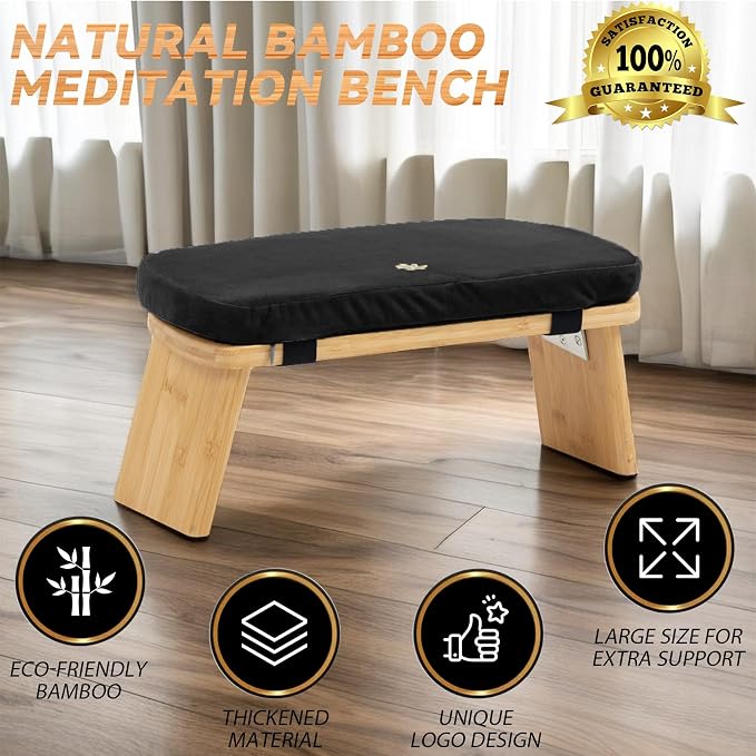 Prayer Stool w/ Cushion (Marlon Size)