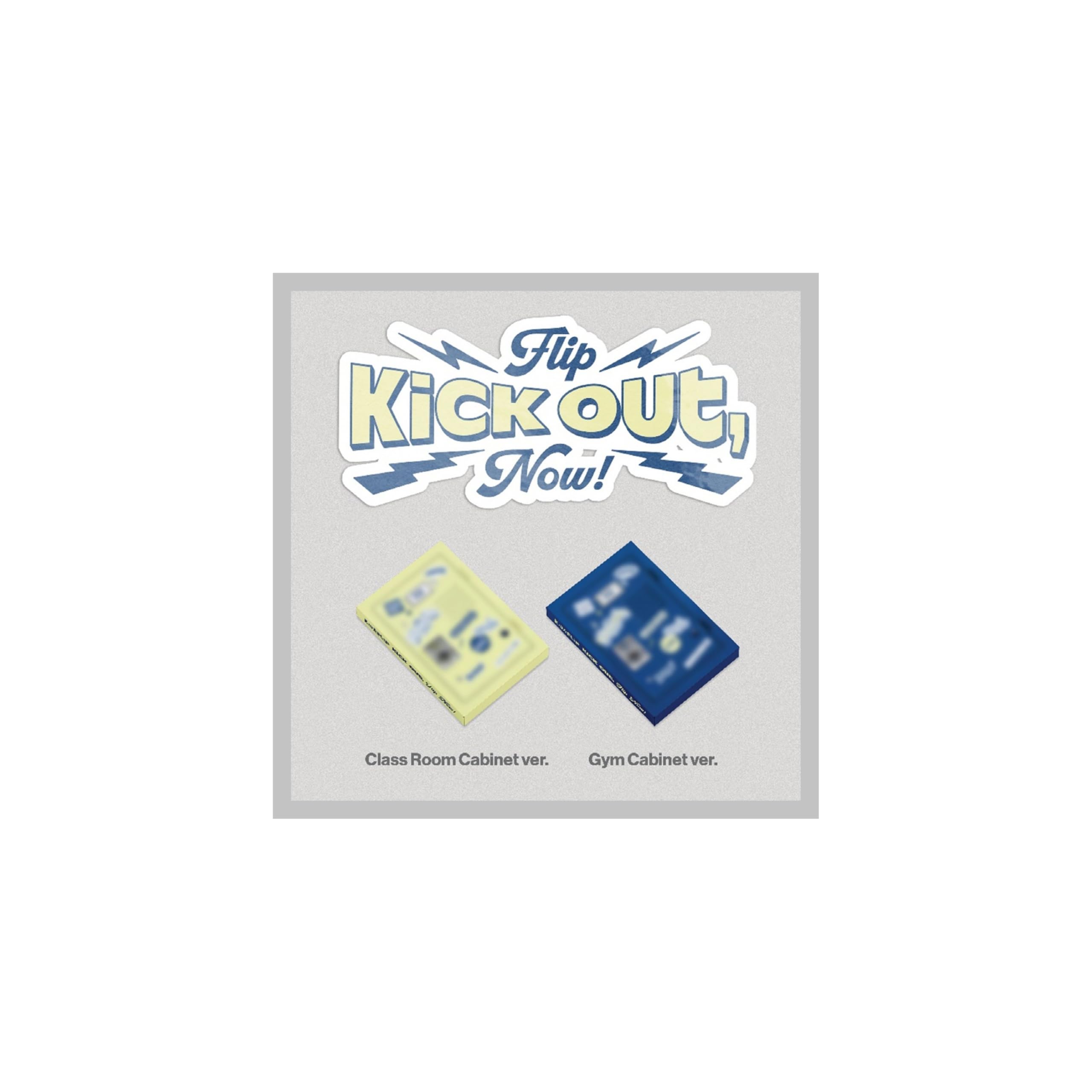 KickFlip Kick Out, Flip Now! 2nd Mini Album Platform Random Version Box Package+Concept PhotoCard+1ea QRcard+1ea User Guide+1p Lyric Paper+9ea Sticker+1p PhotoCard+Tracking Sealed