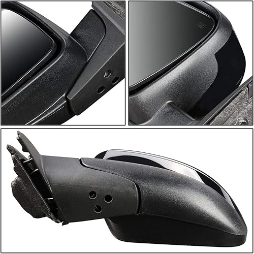 Miniatura 3 de Auto Dynasty CH1320348 Espejo retrovisor para puerta lateral izquierdo y conductor+calefactado, compatible con Dodge Durango 11-17